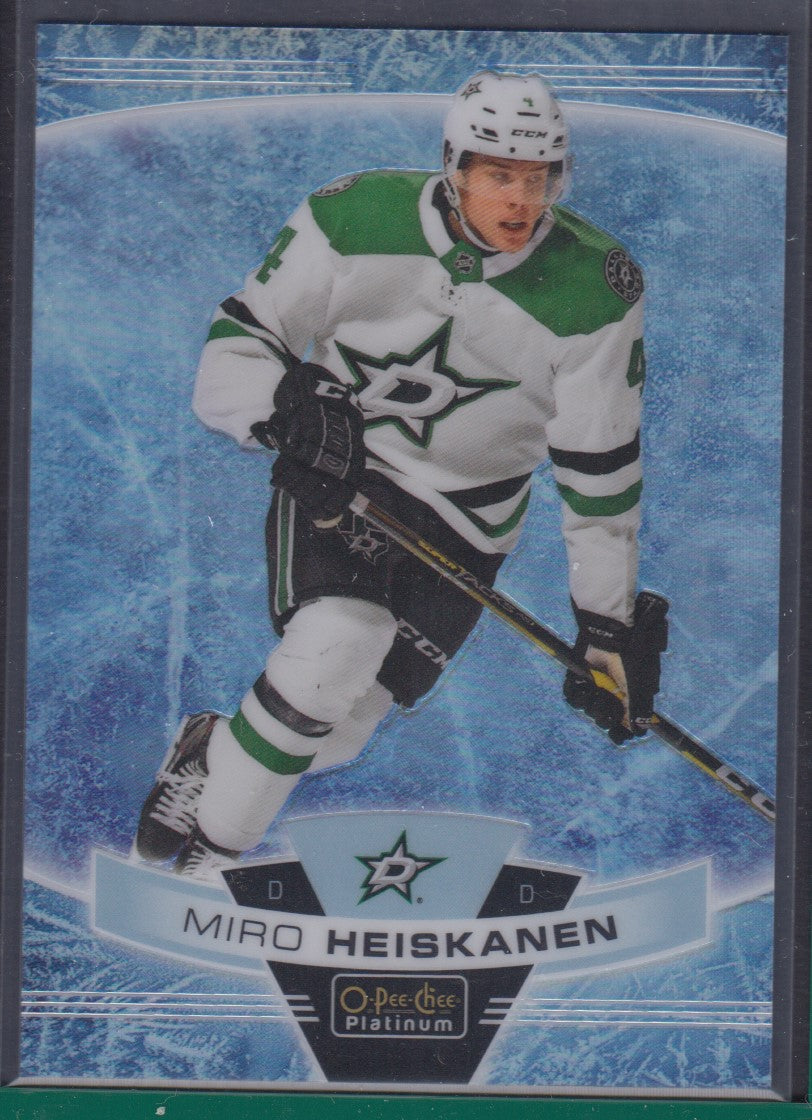 MIRO HEISKANEN, 2019 O-Pee-Chee Platinum ARCTIC FREEZE #31, /99