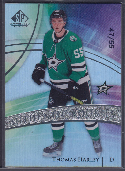 THOMAS HARLEY, 2020 SP Game Used Authentic Rookies #149, /55