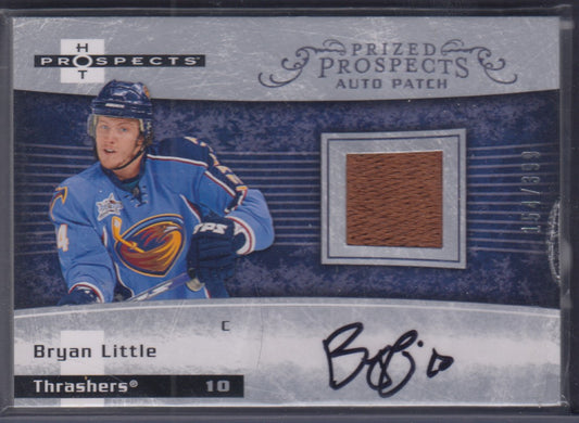 BRYAN LITTLE, 2007 Hot Prospects, Prized Prospects #205, Auto/Patch, /399