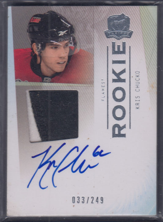 KRIS CHUCKO, 2010 The Cup Rookie #138, Auto/Patch, /249
