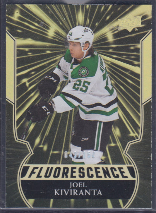 JOEL KIVIRANTA, 2020 Upper Deck Fluorescence YELLOW #F-20, /150