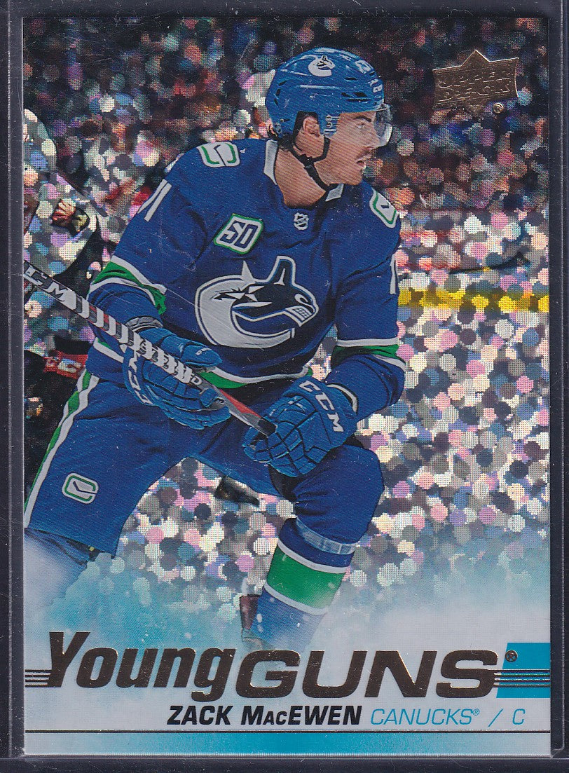 ZACK MACEWEN, 2019 Upper Deck Young Guns SPECKLED RAINBOW #244