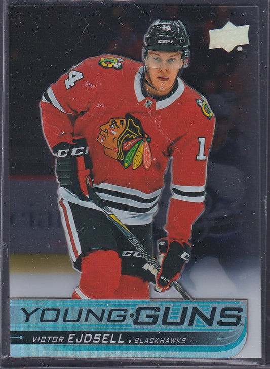 VICTOR EJDSELL, 2018 Upper Deck Young Guns CLEAR CUT ACETATE #481