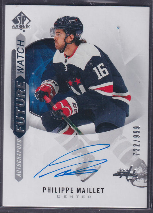 PHILIPPE MAILLET, 2020 SP Authentic Future Watch Auto #177, /999