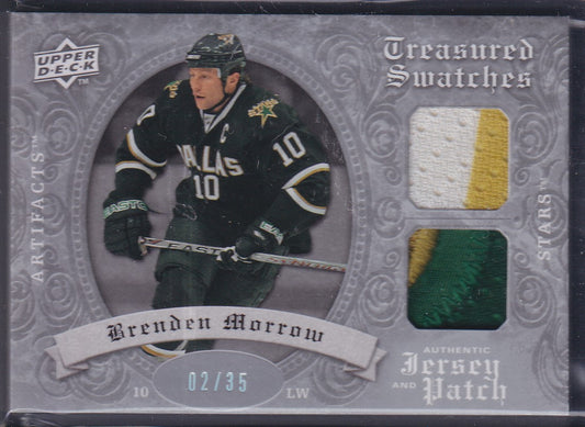 BRENDEN MORROW, 2008 Upper Deck Artifacts Treasured Swatches Patch #TSD-MO, /35