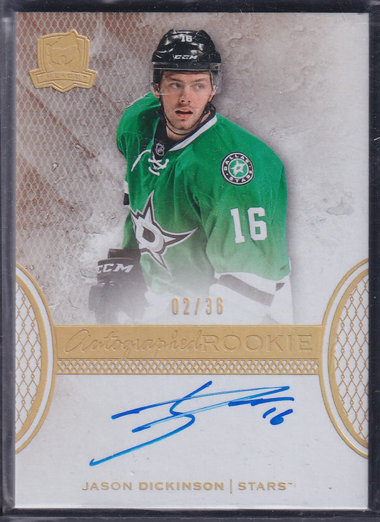 JASON DICKINSON, 2016 Upper Deck The Cup Autographed Rookie #168, /36