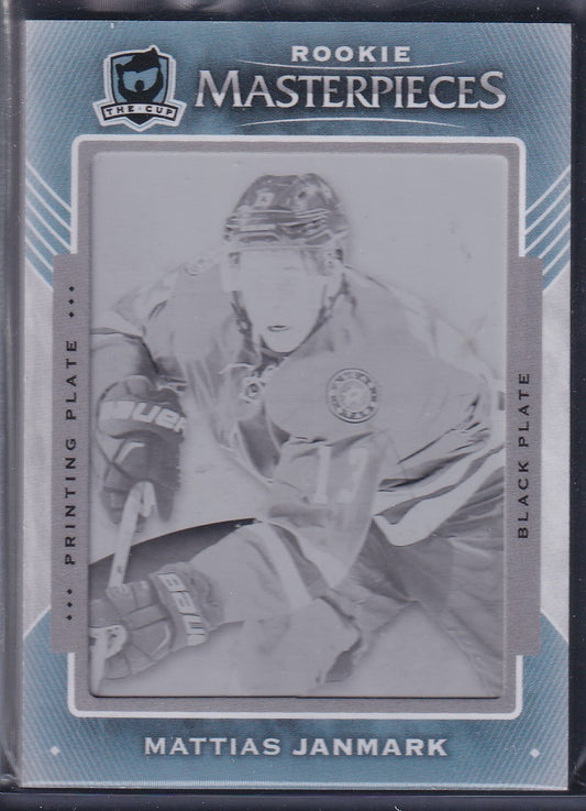 MATTIAS JANMARK, 2015 The Cup Rookie Masterpieces PRINTING PLATE #ICE-R-22, 1/1
