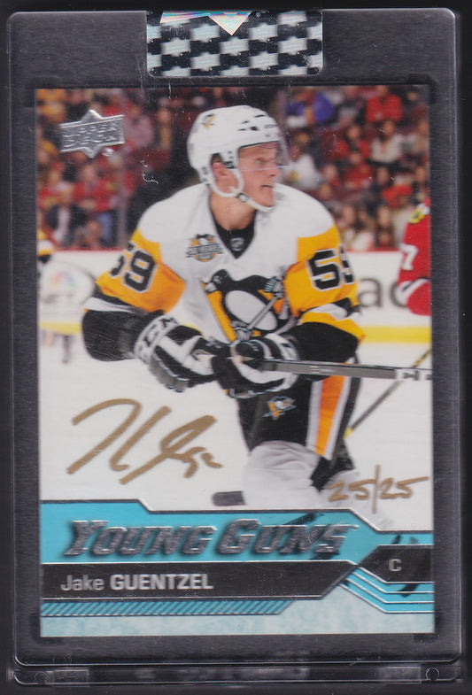 JAKE GUENTZEL, 2019 Upper Deck Young Guns BUY BACK Gold Auto, /25