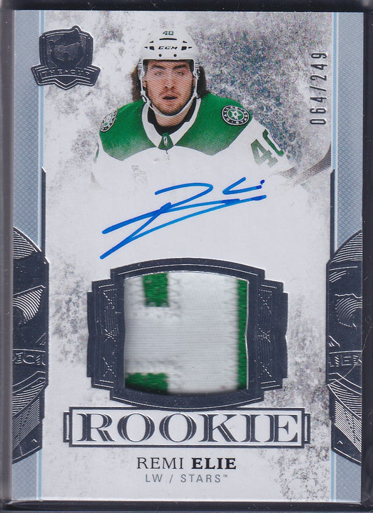 REMI ELIE, 2017 Upper Deck The Cup Rookie Auto Patch #111, /249