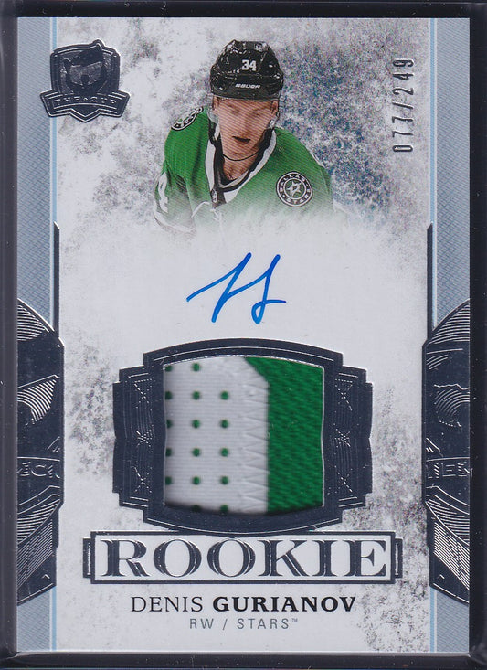 DENIS GURIANOV, 2017 The Cup Rookie Auto/Patch, #158, /249