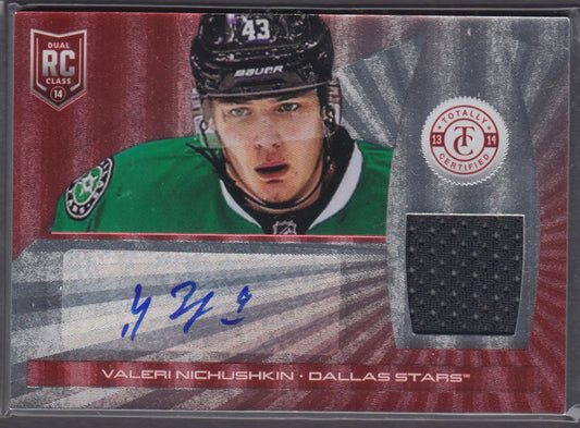 VALERI NICHUSHKIN, 2013 Panini Totally Certified #242, Auto, /50