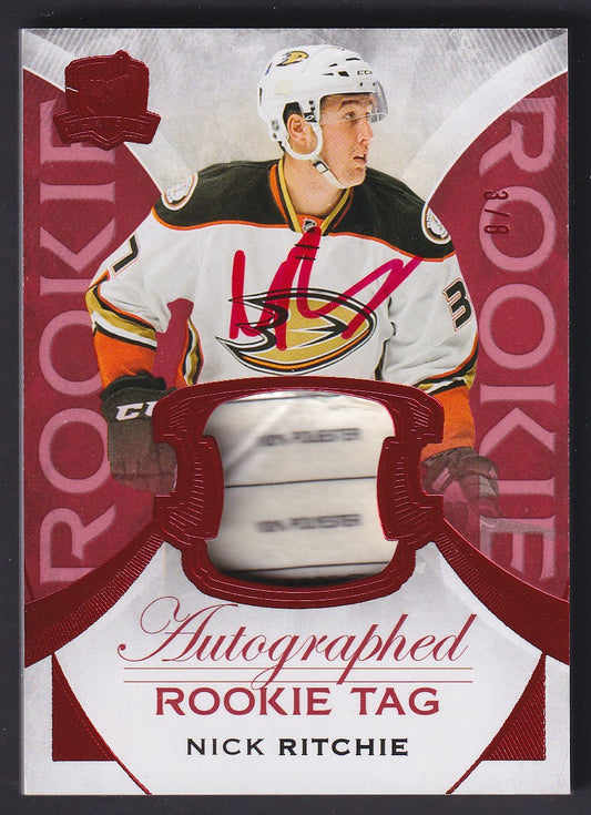 NICK RITCHIE - 2015 The Cup Autographed Rookie Tag Auto #181, /8