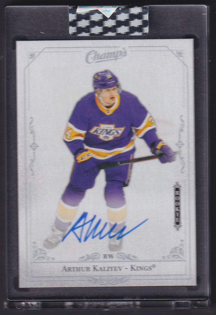 ARTHUR KALIYEV - 2020 Upper Deck Clear Cut Champ's Rookie Auto #C-AK