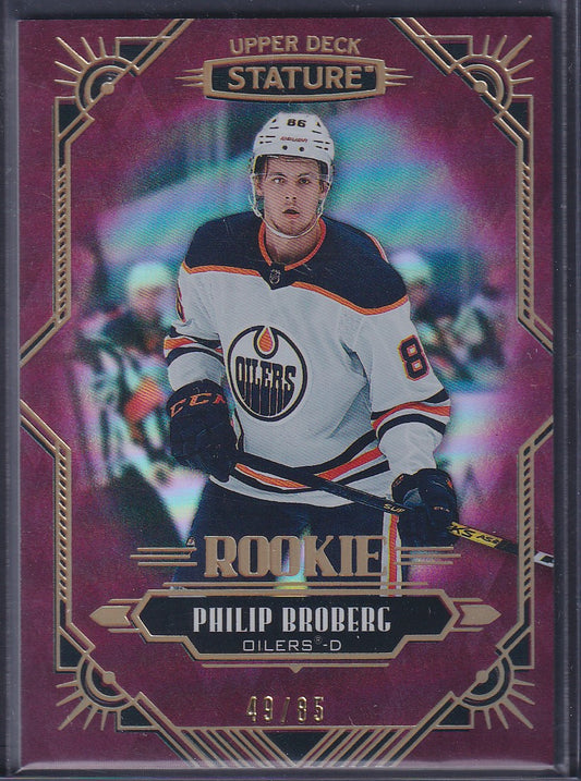 PHILIP BROBERG - 2020 Upper Deck Stature RED #173, /85