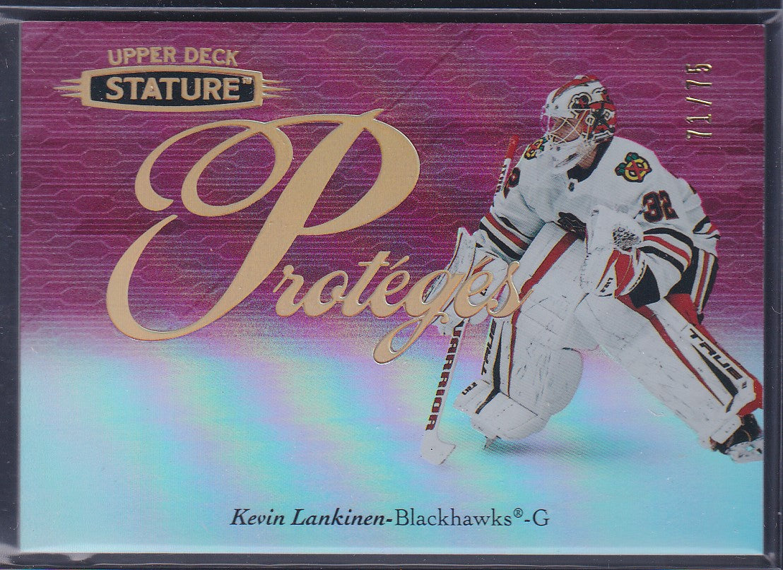 KEVIN LANKINEN - 2020 Upper Deck Stature Proteges #P-4, /75