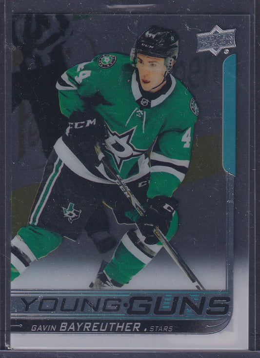 GAVIN BAYREUTHER - 2018 Upper Deck Young Guns CLEAR CUT #467