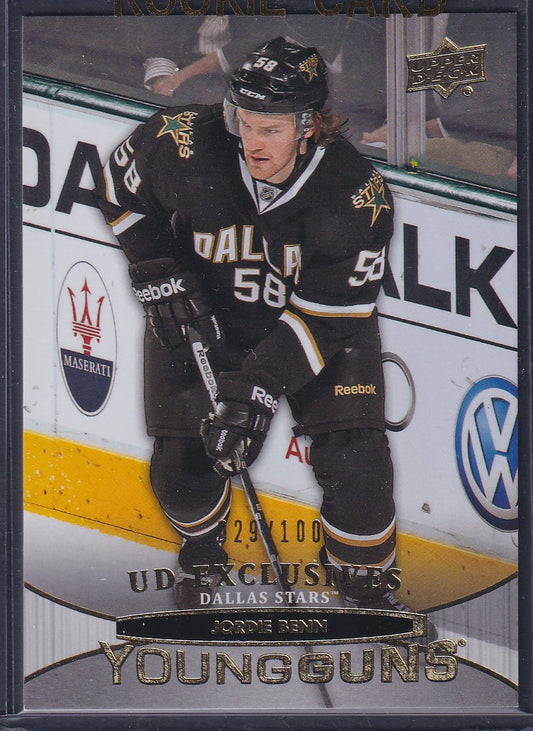 JORDIE BENN - 2011 Upper Deck Young Guns UD EXCLUSIVES #466, /100