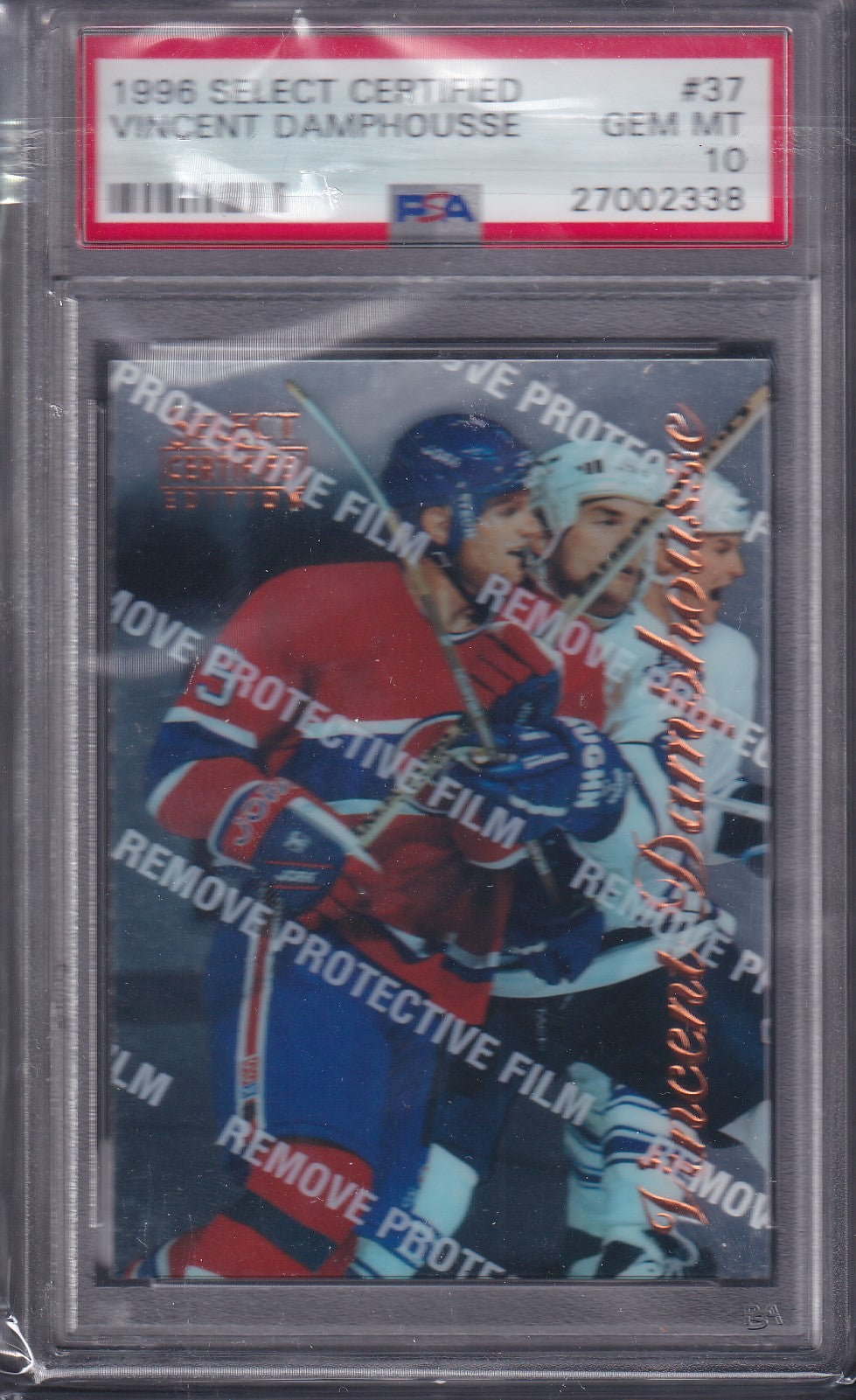 VINCENT DAMPHOUSSE, 1996 Select Certified #37, PSA 10