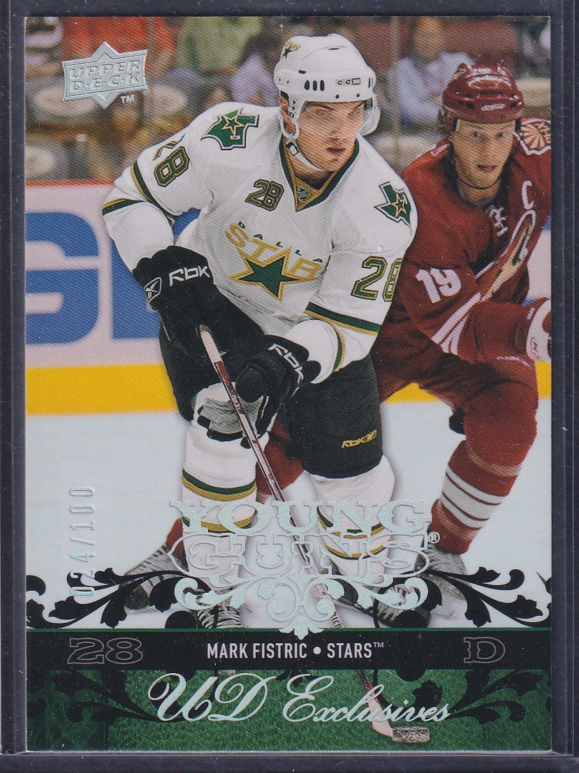 MARK FISTRIC - 2008 Upper Deck Young Guns UD EXCLUSIVES #210, /100