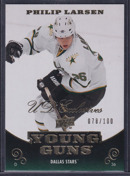 PHILIP LARSEN - 2010 Upper Deck Young Guns UD EXCLUSIVES #218, /100