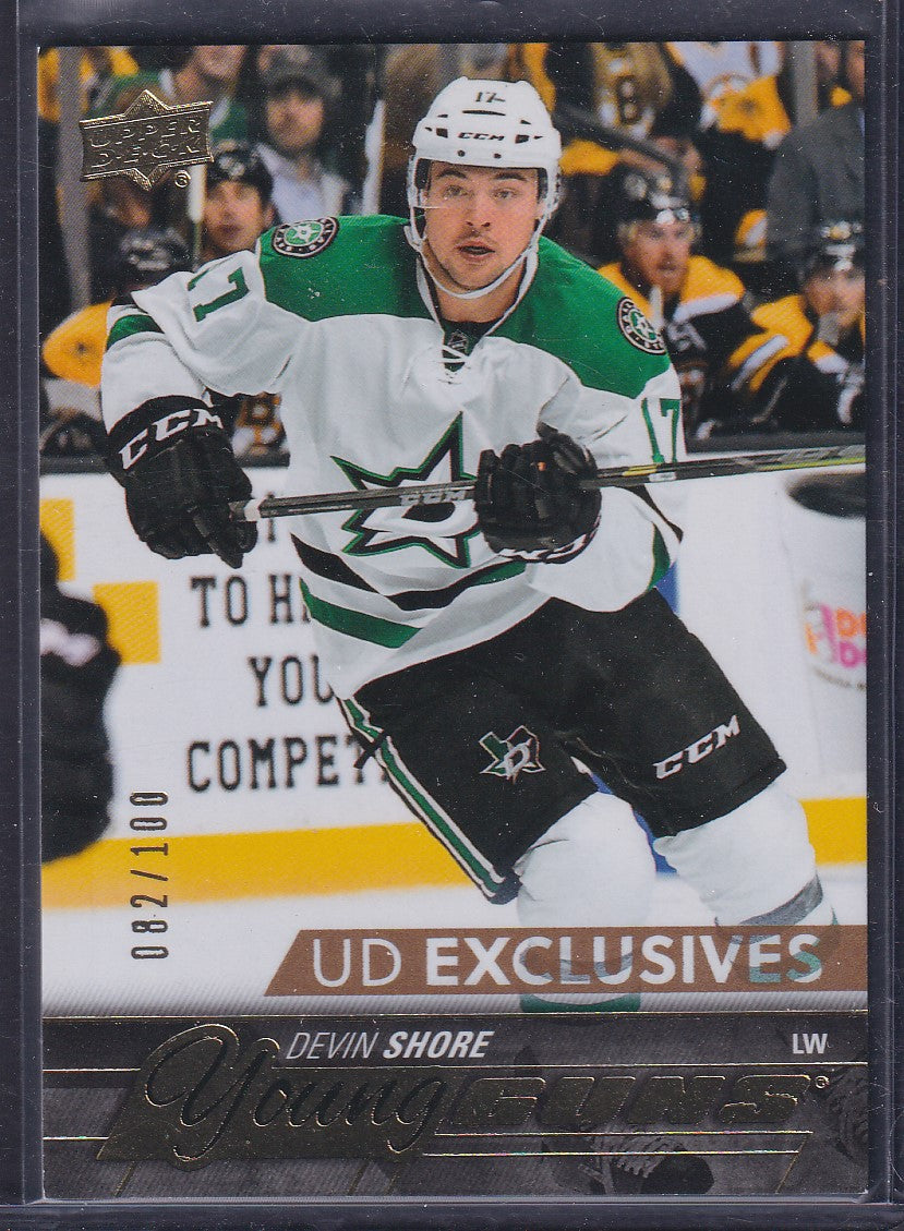 DEVIN SHORE - 2015 Upper Deck Young Guns UD EXCLUSIVES #489, /100