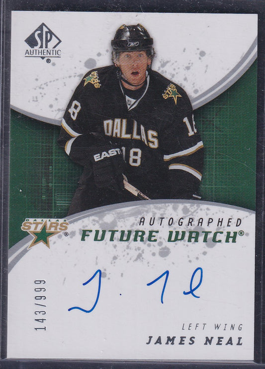 JAMES NEAL - 2008 SP Authentic Future Watch Auto #198, /999