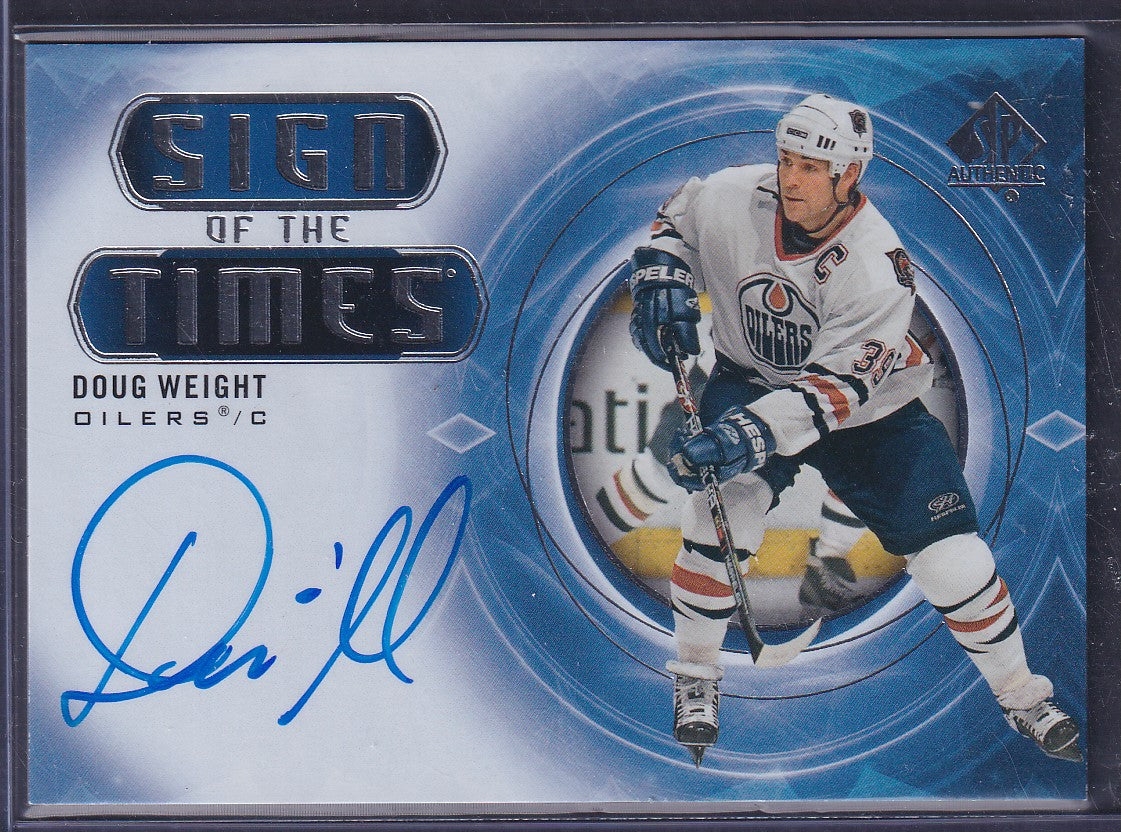 DOUG WEIGHT - 2020 SP Authentic Sign of the Times Auto #SOTT-DW