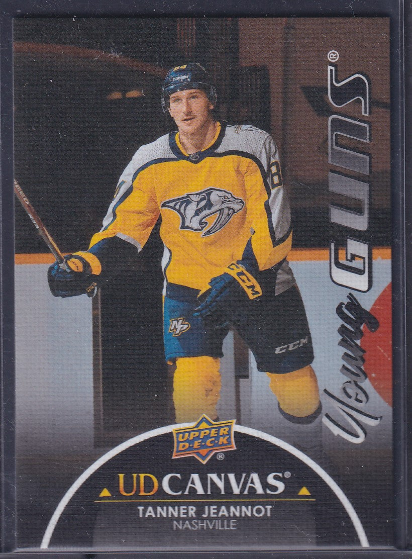 TANNER JEANNOT - 2021 Upper Deck Young Guns Canvas BLACK #C94