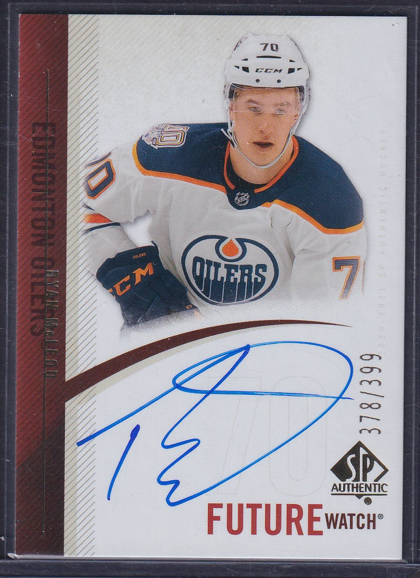 RYAN MCLEOD - 2020 SP Authentic Future Watch Auto #RFWA-RM, /399