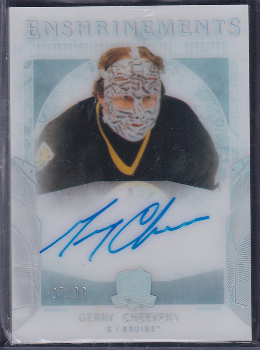 GERRY CHEEVERS - 2017 Upper Deck The Cup Enshrinements Auto #E-GC, /99