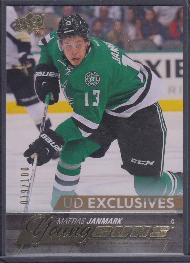 MATTIAS JANMARK - 2015 Upper Deck Young Guns UD EXCLUSIVES #244, /100