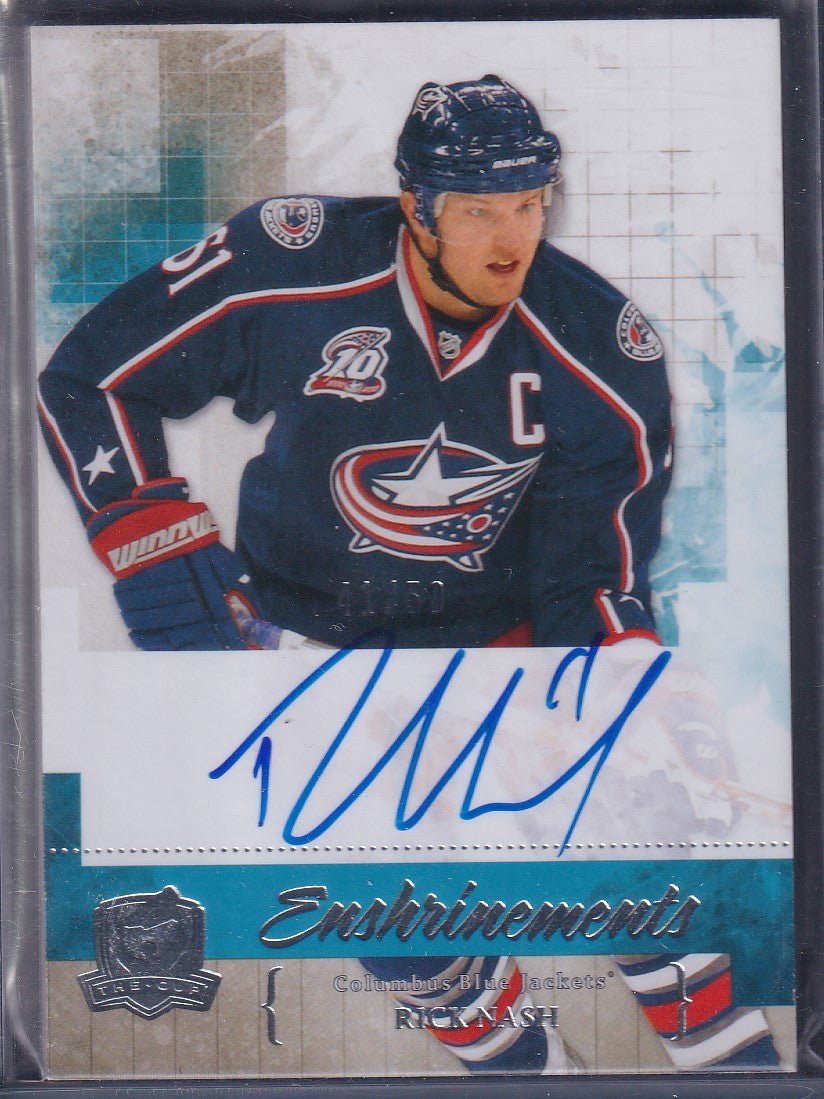 RICK NASH - 2010 Upper Deck The Cup Enshrinements Auto #CE-RN, /50