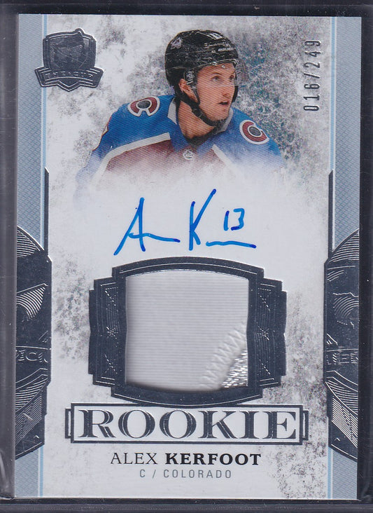ALEX KERFOOT - 2017 Upper Deck The Cup Rookie Auto Patch #101, /249