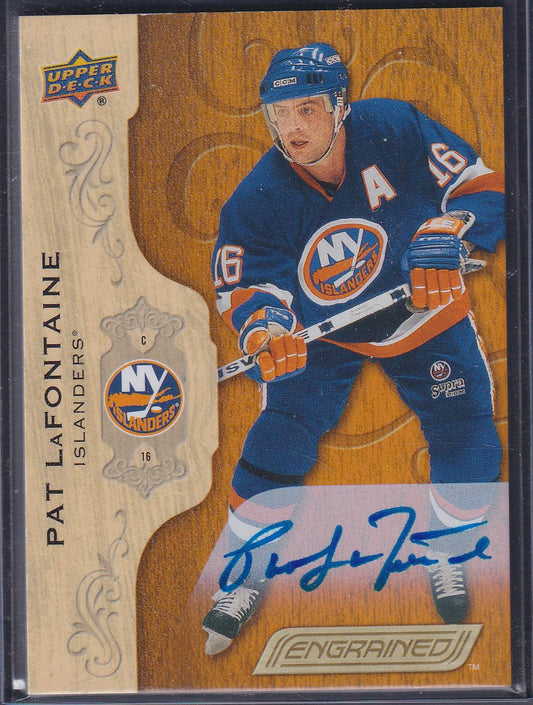 PAT LAFONTAINE - 2018 Upper Deck Engrained Auto #39