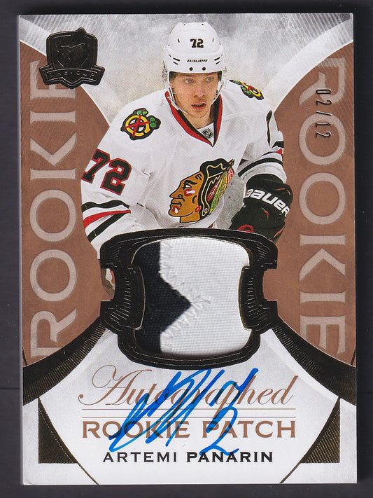 ARTEMI PANARIN - 2015 The Cup Rookie Auto Patch GOLD #195, /12