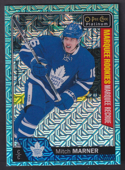 MITCH MARNER - 2016 O-Pee-Chee Platinum Marquee Rookies ICE BLUE TRAXX #180