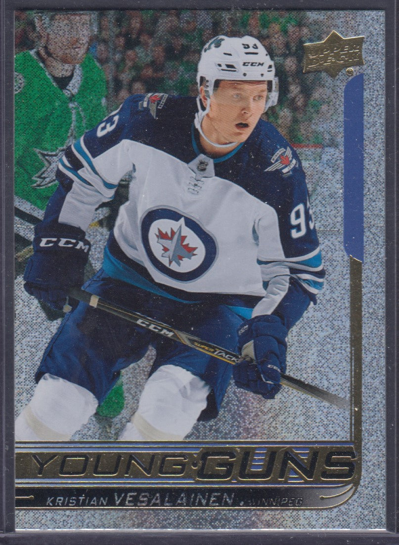 KRISTIAN VESALAINEN, 2018 Upper Deck Young Guns Speckled Rainbow #244