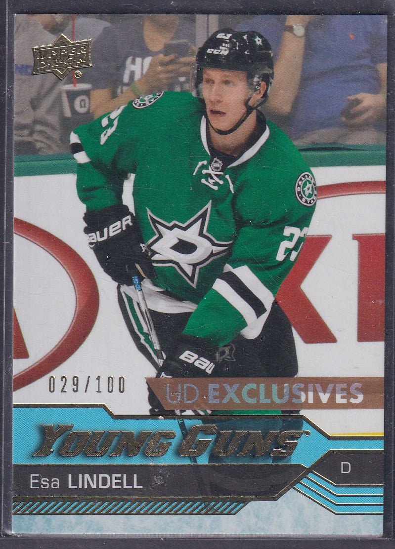 ESA LINDELL - 2016 Upper Deck Young Guns UD EXCLUSIVES #237, /100