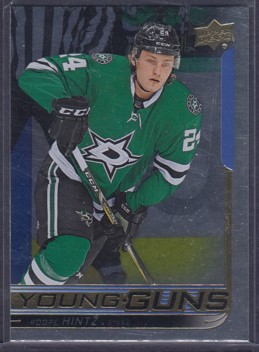 ROOPE HINTZ, 2018 Upper Deck Young Guns SILVER FOIL #202