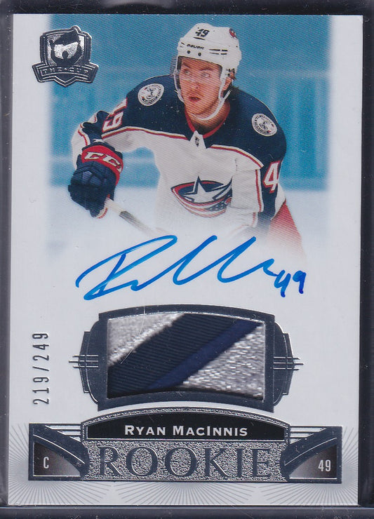RYAN MACINNIS - 2019 The Cup Rookie Auto Patch #148, /249