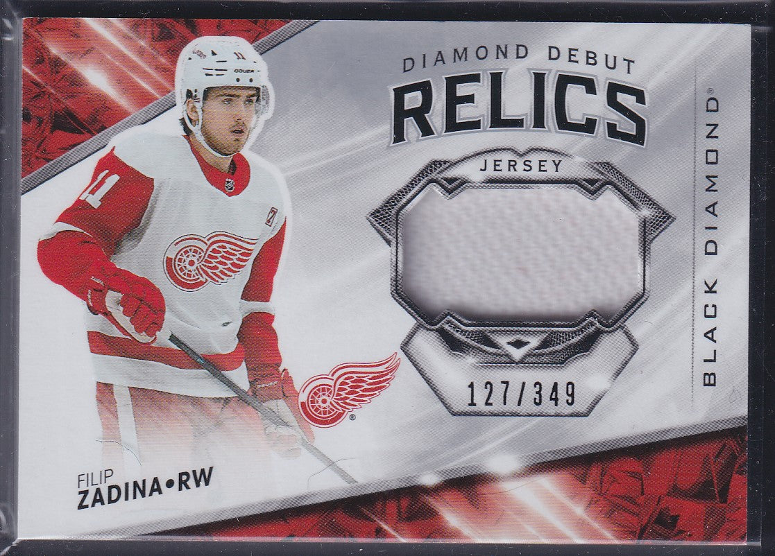 FILIP ZADINA - 2019 Black Diamond Debut Relics Patch #DD-FZ, /349