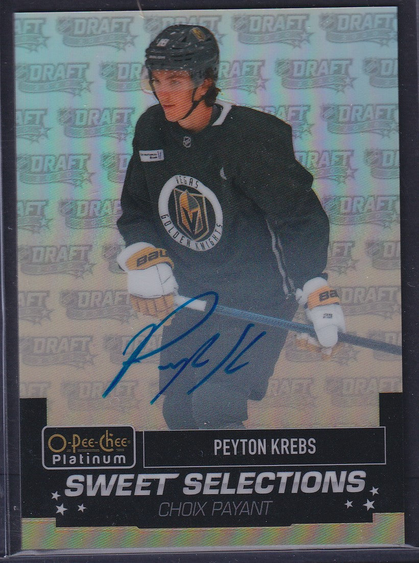 PEYTON KREBS - 2020 O-Pee-Chee Platinum Sweet Selections Rainbow Auto #SS-3