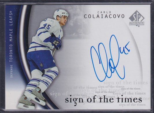 CARLO COLAIACOVO - 2005 SP Authentic Sign of the Times Auto #CC