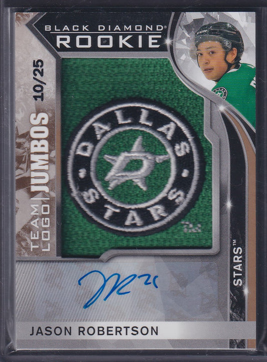 JASON ROBERTSON - 2020 Black Diamond Team Logo Jumbos Auto #RTL-JR, /25