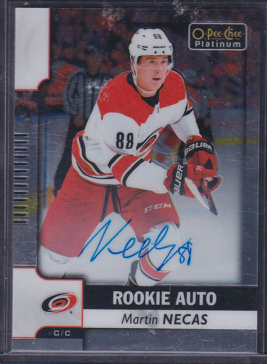 MARTIN NECAS - 2017 O-Pee-Chee Platinum Rookie Auto #R-MN