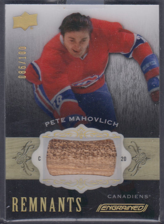 PETE MAHOVLICH, 2018 Engrained Remnants /100 #R-PM