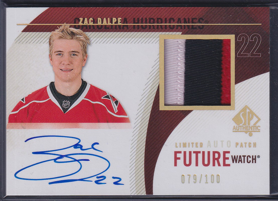 ZAC DALPE - 2010 SP Authentic Future Watch Auto Patch #297, /100