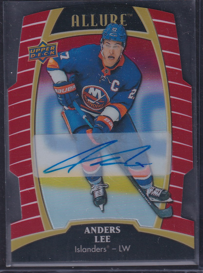 ANDERS LEE - 2019 Upper Deck Allure Red Rainbow Auto #29