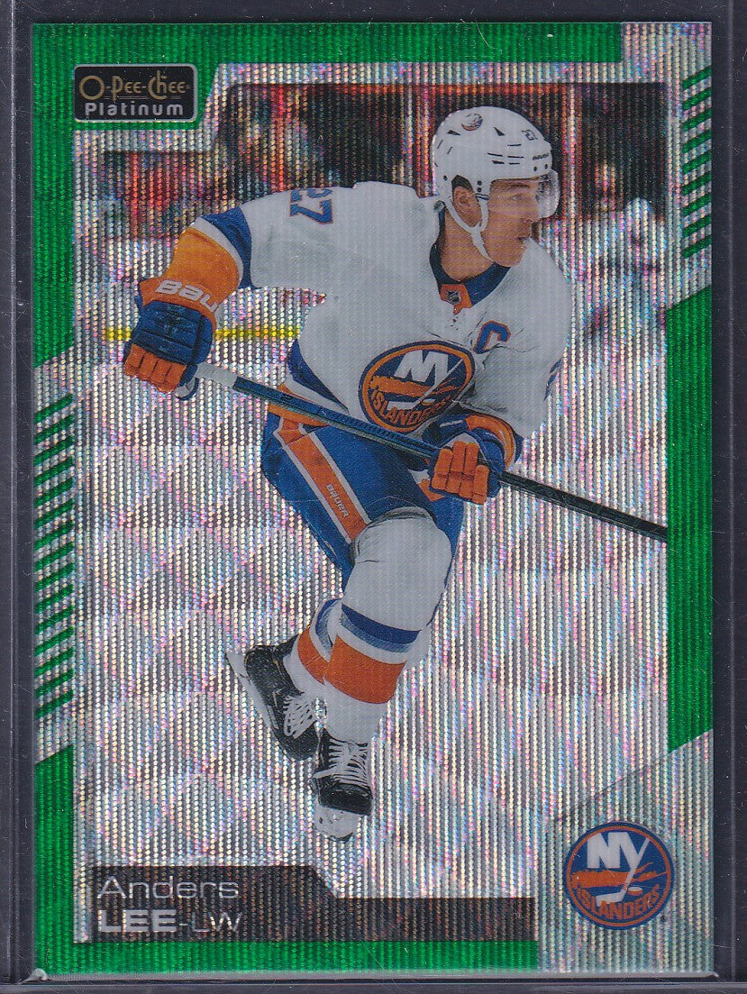 ANDERS LEE - 2020 O-Pee-Chee Platinum EMERALD SURGE #53, /10