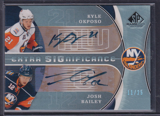OKPOSO / BAILEY - 2009 SP Game Used Extra Significance Auto #XSG-OB, /25